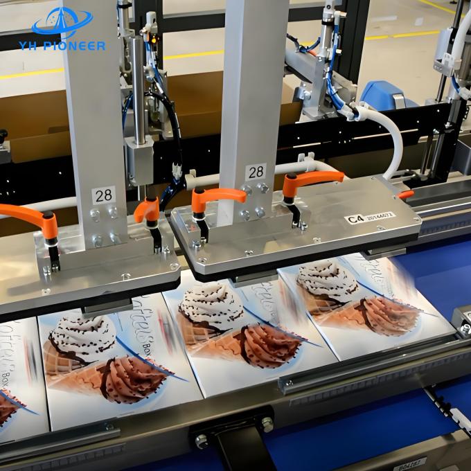 Customized Size Carton Packer Machine 7.5kw Automatic Box Packing Machine
