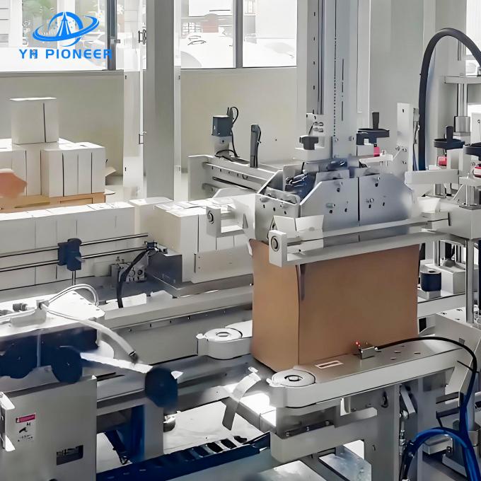 Customized Size Carton Packer Machine 7.5kw Automatic Box Packing Machine