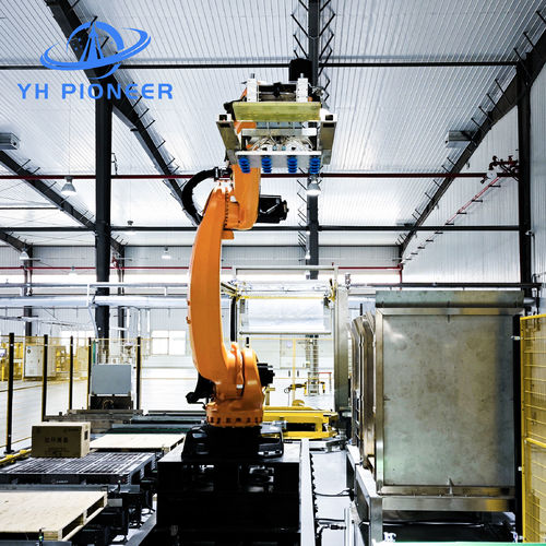 Latest company news about Elevate Efficiency with the Automated Palletizing System from GUANGZHOU YH PIONEER INTELLIGENT CO.,LTD