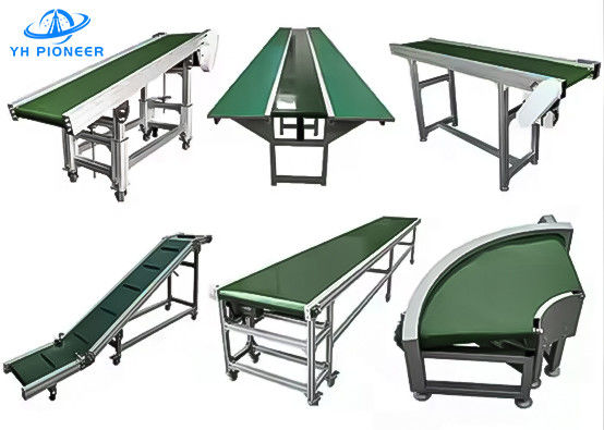 Good price High Temp Resistant Bag Conveyor Systems PLC Control Adjustable Speed online