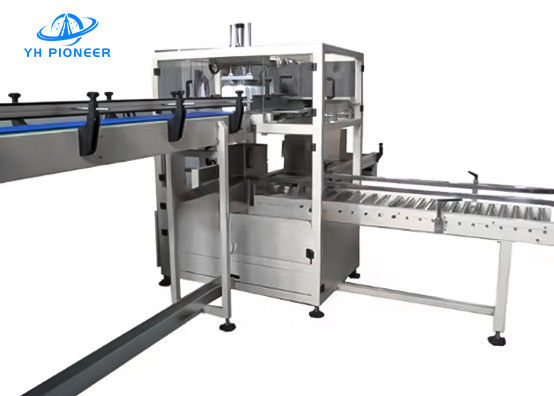 Good price Stainless Steel Bottle Case Packer Machine Adjustable Speed 18-30cases/min online