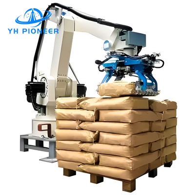 Good price Carbon Steel Automatic Bag Palletizer Machine 4 axis 6 axis For Heavy Duty Bagging online