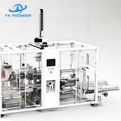 Good price Stainless Steel Carton Box Packer Adjustable Speed For Automated Pallet Packing online