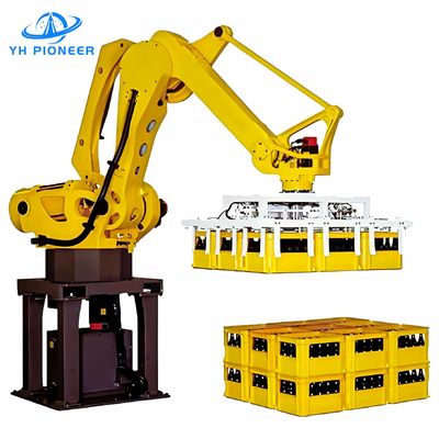 Good price Adjustable Speed Auto Layer Palletizing Robot PLC Control Robot Palletizer Machine online