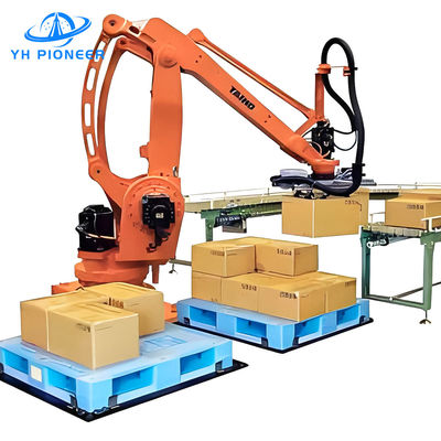 Good price 120KG Load Individual Box Palletizer Machine , Steel Frame Automatic Case Palletizer online