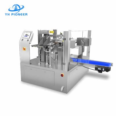 Good price Fully Auto Rotary Pouch Packing Machine Stainless Steel For Food Packaging online