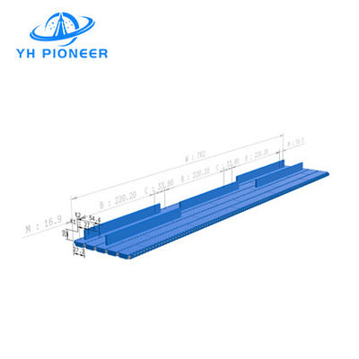 Good price Adjustable Flat Top Conveyor Belt with Side Flights for Customizable Material Handling online