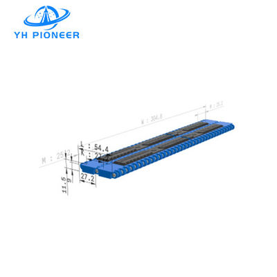 Good price Durable Flat Top Modular Belt with Rubber Top for Enhanced Wear Resistance and Noise Reduction online