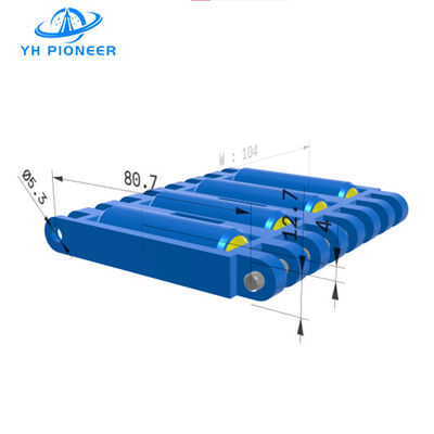 Good price Customizable Roller Conveyor Chain With POM And PP Material Wear Resistant online