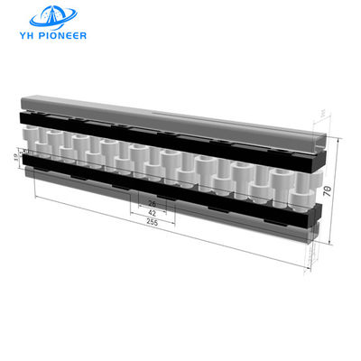 Good price Adjustable Conveyor Separate Single - Row Roller Guide Rail with Durable POM and Stainless Steel Construction online