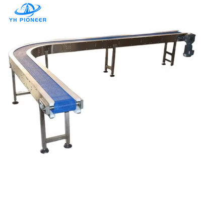 Good price Flexible Water Bottle Conveyor Systems , POM Chain Plate Bottling Line Conveyo 10kg online