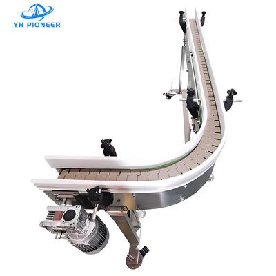 Good price Customizable Steel Frame Turning Conveyor Chain Plate With POM Belt Material online