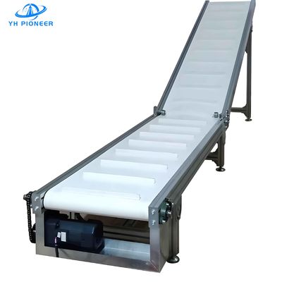 Good price Customizable Angle Climbing Conveyor Belt 750w With Food Grade PU Belt online