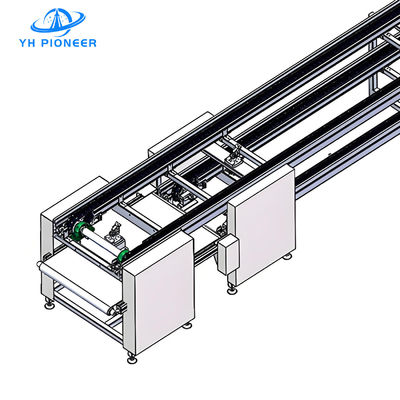Good price Industrial Double Speed Roller Chain Conveyor With Modular Aluminum Profile online