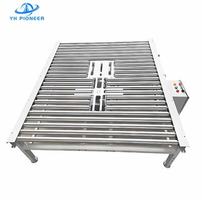 Good price Durable Cross Rotary Conveyor 0.75KW Power For Food And Chemical Industries online