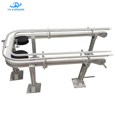 Good price Hygienic Pharmaceutical Bottles Conveyor Machine with POM Material for Stable Reliable Bottle Conveyor online