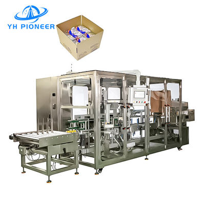 Good price Custom Bag Carton Packer Machine , Stainless Steel Carton Case Packer 5.5KW online