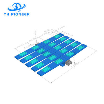 Good price Flexible Sideflex Rubber Top Turning Chain Plate With Roller For Conveyor System online