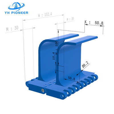Good price Flexible Hook - Type Mesh Belt Chain with PP for Customizable Elevation and Conveying Solutions online