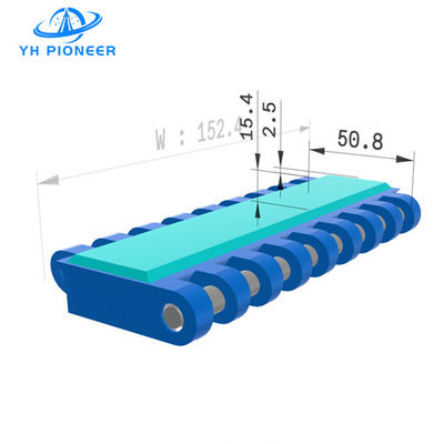 Good price Durable PP Modular Belt with Rubber Surface for Low - Noise and Shock - Absorbing Conveying Solutions online