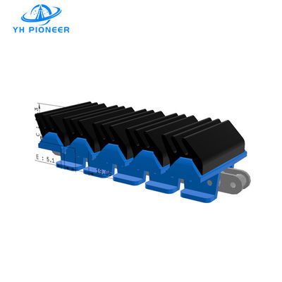 Good price High - Friction Snap - on Conveyor Chain with Natural Rubber Clamps for Reliable Bottle Handling online