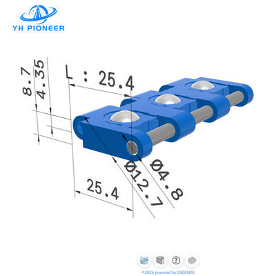 Good price Polyoxymethylene POM Plastic Modular Belt With Roller For Automation And Sorting online