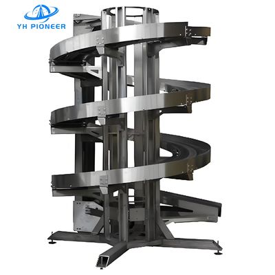 Good price Low Noise Carbon Steel Spiral Lifting Conveyor With 200-2000kg Loading Capacity online
