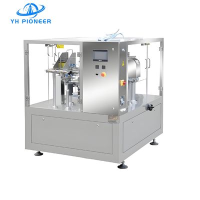 Good price 3KW Flexible Rotary Bag Feeding Packing Machine With 65-400mm Bag Length online