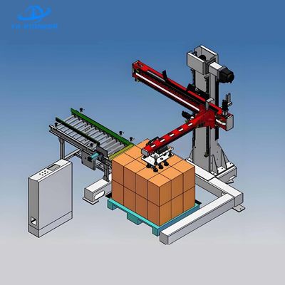 Good price 1800mm Height Automatic Palletizing Systems 400-600 Cycles/H Palletizer Machine online