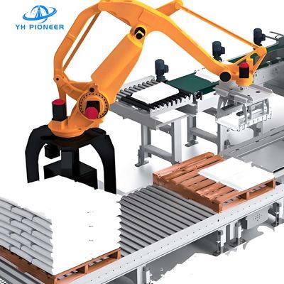 Good price High Capacity Bag Palletizing Systems with 200-300 Bags/Hr Customizable Layer Stacking up to 1800mm online