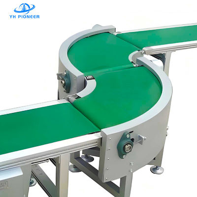 Good price Flexible Belt Turning Conveyor System With Adjustable Speed And 45/90/180 Degree Turning Options online