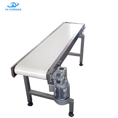 Good price Sanitary White Belt Conveyor System with Food Grade PU Belt and 304 Stainless Steel Frame for Hygienic Transport online