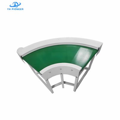 Good price Durable Stainless Steel Turning Belt Conveyor With Customizable 300~1000MM Conveying Width And 30°-90° Angles online