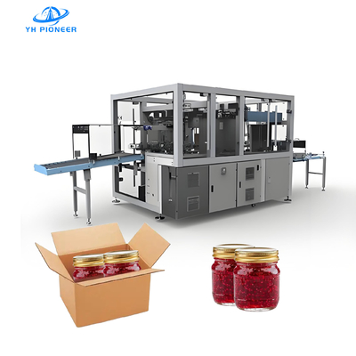 Good price Automatic Case Packer Line for Bottles Cans Bottled Jam Carton Case Packing Machine online